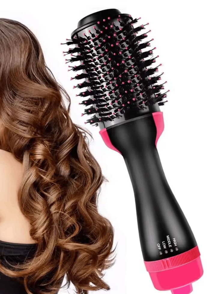 GlowNova Style Duo™ Cepillo Secador + Plancha de Cabello